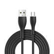 Kép 1/8 - Joyroom USB - USB Type C kábel, 3 A, 1 m, fekete (S-1030M8)