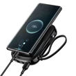 Kép 4/8 - Baseus Qpow digitális kijelzős Power bank 20000mAh 22,5W USB / USB Type C / USB Type C kábel, Gyorstöltés, SCP AFC FCP, fekete (PPQD-I01)