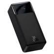 Kép 1/8 - Baseus Bipow digitális kijelzős Power bank 30000mAh, 20W, 2x USB / USB Type C / micro USB,  Quick Charge, AFC FCP, fekete (PPDML-N01)