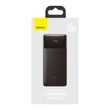 Kép 8/8 - Baseus Bipow digitális kijelzős Power bank 30000mAh, 20W, 2x USB / USB Type C / micro USB,  Quick Charge, AFC FCP, fekete (PPDML-N01)