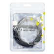 Kép 2/5 - Wozinsky kábel 3in1 USB - USB Typ C/ micro USB/ Lightning, 2,8A, 1,25m, fekete (WOZ-3in1-BK)