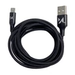 Kép 2/8 - Wozinsky kábel USB - microUSB, 2,4A, 2m, fekete (WUC-M2B)