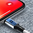 Kép 6/8 - Wozinsky kábel USB - microUSB, 2,4A, 2m, fekete (WUC-M2B)