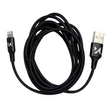 Kép 5/8 - Wozinsky kábel USB - Lightning, 2,4A, 2m, fekete (WUC-L2B)