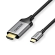 Kép 1/4 - Choetech egyirányú kábeladapter USB Type C - HDMI 4K 60Hz, 1.8m, fekete (CH0021-BK)