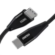 Kép 1/8 - Choetech USB Type C - USB Type C kábel, Power Delivery, 60W, 2m, fekete (XCC-1004-BK)