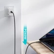 Kép 3/8 - Choetech USB Type C - USB Type C kábel, Power Delivery, 60W, 2m, fekete (XCC-1004-BK)