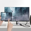 Kép 6/6 - Choetech egyirányú kábeladapter C típusú USB-ről DisplayPort-ra 4K 60Hz, 20cm, szürke (HUB-H11)