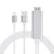 Kép 2/8 - Choetech USB videokábel, Lightning-HDMI adapter TV-monitorhoz, 1,8 m, fehér (LH0020)