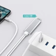 Kép 3/8 - Choetech USB videokábel, Lightning-HDMI adapter TV-monitorhoz, 1,8 m, fehér (LH0020)