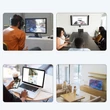 Kép 7/8 - Choetech USB videokábel, Lightning-HDMI adapter TV-monitorhoz, 1,8 m, fehér (LH0020)