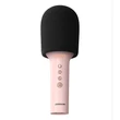 Kép 1/8 - Joyroom vezeték nélküli karaoke mikrofon, Bluetooth 5.0, hangszóróval, 1200mAh, pink (JR-MC5Pink)