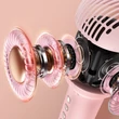 Kép 6/8 - Joyroom vezeték nélküli karaoke mikrofon, Bluetooth 5.0, hangszóróval, 1200mAh, pink (JR-MC5Pink)