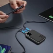 Kép 3/8 - Joyroom Starchi power bank 10000mAh, 20W, Power Delivery, Quick Charge, 2x USB / 1x USB Type C, fekete (JR-QP190-mini)