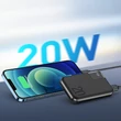 Kép 8/8 - Joyroom Starchi power bank 10000mAh, 20W, Power Delivery, Quick Charge, 2x USB / 1x USB Type C, fekete (JR-QP190-mini)