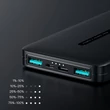 Kép 5/8 - Joyroom power bank 10000mAh, 2,1A, 2x USB, fekete (JR-T012-black)