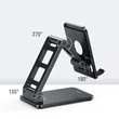 Kép 6/8 - Joyroom összecsukható telefontartó állvány, fekete (JR-ZS282-black)