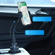 Kép 6/8 - Joyroom autós telefontartó pohártartóhoz, fekete (JR-ZS259)