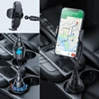 Kép 7/8 - Joyroom autós telefontartó pohártartóhoz, fekete (JR-ZS259)