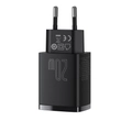 Kép 7/8 - Baseus kompakt gyorstöltő, USB, USB-C, 20 W (fekete)