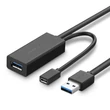 Kép 1/5 - UGREEN US175, USB 3.0, micro USB, hosszabbító kábel, 5 m (fekete)