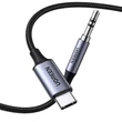 Kép 4/4 - UGREEN CM450 USB-C - 3,5 mm AUX mini jack kábel, 1 m (fekete)