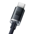 Kép 3/5 - Baseus Crystal Shine USB - USB-C kábel, 100 W, 1,2 m (fekete)