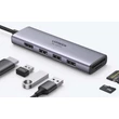 Kép 2/6 - UGREEN CM511 5-in-1 Adapter USB-C Hub - 3x USB3.0 + HDMI + TF / SD (szürke)