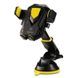 Kép 1/5 - Remax Transformer RM-C26 teleszkópos autóba szerelhető telefontartó műszerfalhoz vagy szélvédőhöz, fekete-sárga (RM-C26-black-yellow)