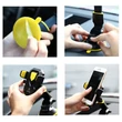 Kép 4/5 - Remax Transformer RM-C26 teleszkópos autóba szerelhető telefontartó műszerfalhoz vagy szélvédőhöz, fekete-sárga (RM-C26-black-yellow)