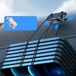 Kép 5/8 - Joyroom mágneses autós telefontartó, sötétszürke (JR-ZS227)