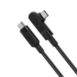 Kép 2/8 - Acefast ferde kábel USB Type C - USB Type C, 2m, 100W (20V / 5A), fekete (C5-03-C-C-black)