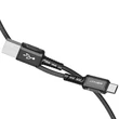Kép 3/6 - Acefast USB - USB Type C kábel, 1,2m, 3A, fekete (C1-04-A-C-black)