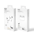 Kép 3/7 - WK Design TWS ANC Bluetooth True vezeték nélküli fülhallgató vezeték nélküli töltőtokkal, fehér (A7-white-Pro)