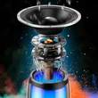 Kép 6/8 - WK Design hordozható vezeték nélküli Bluetooth 5.0 hangszóró, RGB, 2000mAh, fekete (D31-black)