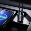 Kép 4/8 - Joyroom autós töltő 2 x USB 50W, PD, QC, PPS, szürke (JR-CL13)