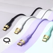 Kép 7/8 - Joyroom Liquid Silicone USB Type C - USB Type C töltő / adatkábel PD 100W, 2m, fekete (S-2050N18-10-black)