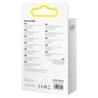 Kép 3/8 - Baseus USB Type C - USB Type C 100W kábel, 1,2 m hosszú, Jelly Liquid Silica Gel - fekete (CAGD030001)