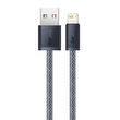 Kép 5/8 - Baseus USB - Lightning kábel iPhone-hoz, 1m, 2,4A, szürke (CALD000416)