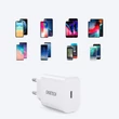 Kép 5/8 - Choetech USB Type C PD fali töltő 20W, fehér (Q5004-V4-EU-WH)