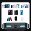 Kép 6/8 - Joyroom power bank 15W 10000mAh PD QC3.0 AFC fekete (JR-T013)