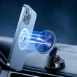 Kép 3/8 - Joyroom autós mágneses tartó Qi vezeték nélküli indukciós töltő 15W (MagSafe iPhone kompatibilis) műszerfalra ezüst (JR-ZS290)
