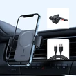 Kép 4/8 - Joyroom autós tartó Qi vezeték nélküli indukciós töltő 15W (MagSafe iPhone kompatibilis) műszerfalra (JR-ZS295)