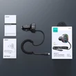 Kép 7/8 - Joyroom 4 az 1-ben gyors autós töltő PD, QC3.0, AFC, FCP USB C típusú kábellel 1.6m 60W fekete (JR-CL19)