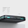 Kép 7/8 - Joyroom power bank 10000mAh, 20W, Power Delivery, Quick Charge, 15W mágneses Qi vezeték nélküli töltő iPhone-hoz, MagSafe kompatibilis, fekete (JR-W040)
