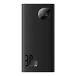 Kép 2/8 - Baseus Adaman2 power bank digitális kijelzővel 10000mAh 30W 2 x USB / 1x USB Type C Power Delivery gyorstöltés SCP fekete (PPAD040001)