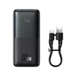 Kép 2/8 - Baseus Bipow Pro powerbank 10000mAh 22.5W + USB 3A kábel 0.3m fekete (PPBD040001)