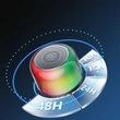 Kép 4/8 - Joyroom bluetooth 5.1 RGB vezeték nélküli hangszóró fekete (JR-ML03)