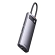 Kép 5/6 - Baseus Hub 7in1 Metal Gleam Series, USB-C - 3x USB 3.0 + 2x HDMI + USB-C PD + Ethernet RJ45