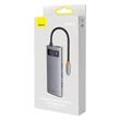 Kép 2/5 - Baseus Hub 4 az 1-ben Metal Gleam sorozat, USB-C - 4x USB 3.0